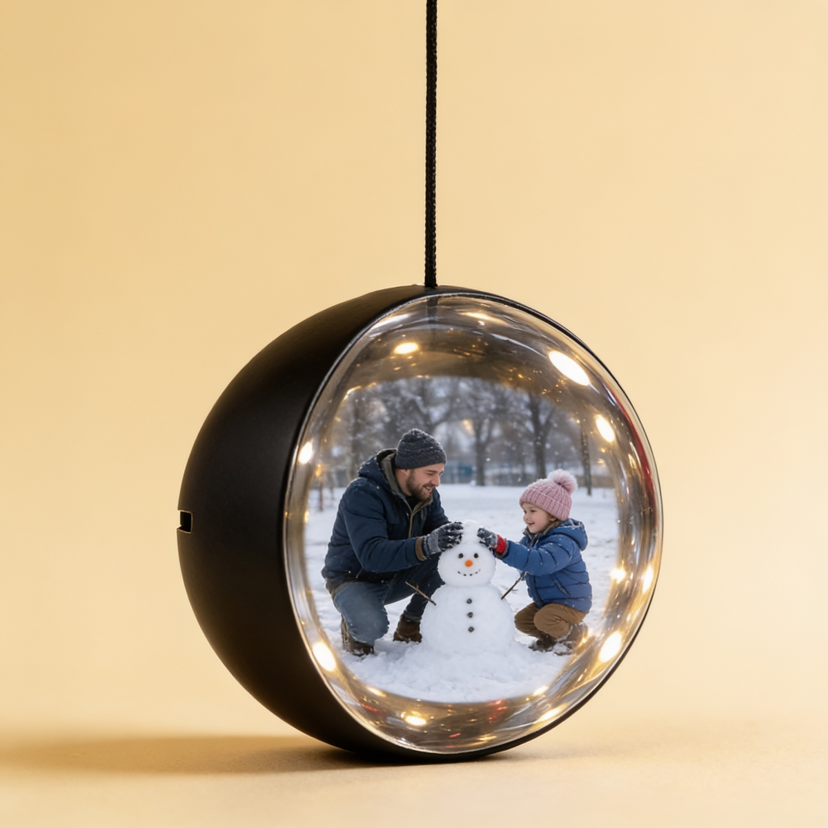 Boule de Noël Souvenir — vos vidéos et photos dans le sapin